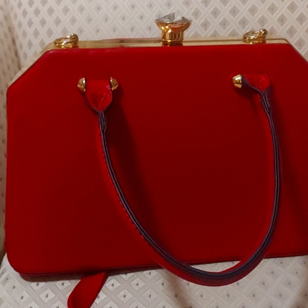 Red nwot purse bought in boutique nobrand label